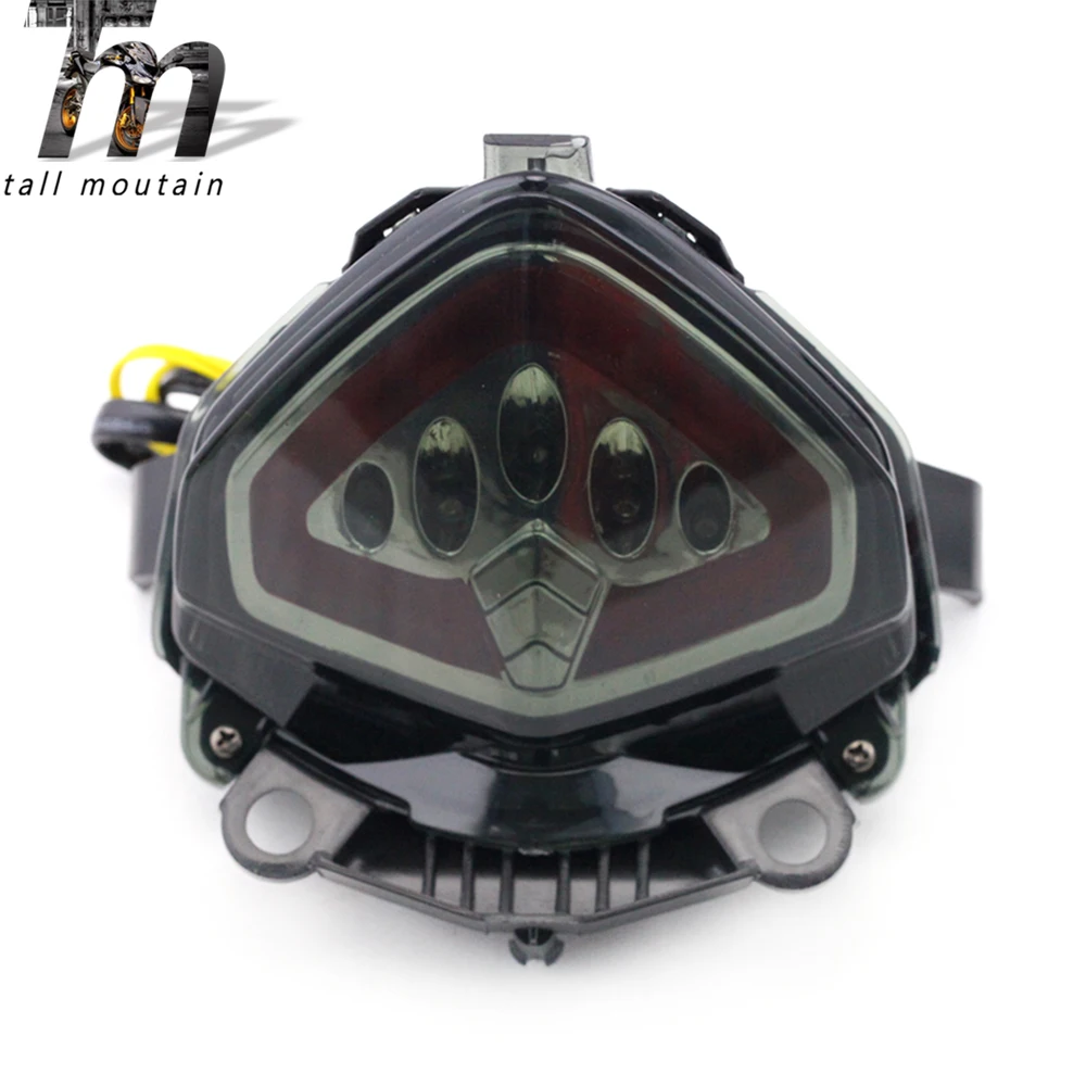 Dark Grey Светодиодный задний тормозной светильник поворотник для HONDA CB500F CBR500R CB500X CB400X CBR400R 2013- 14 мотоцикл интегрированный мигалка лампа - Цвет: Dark Grey