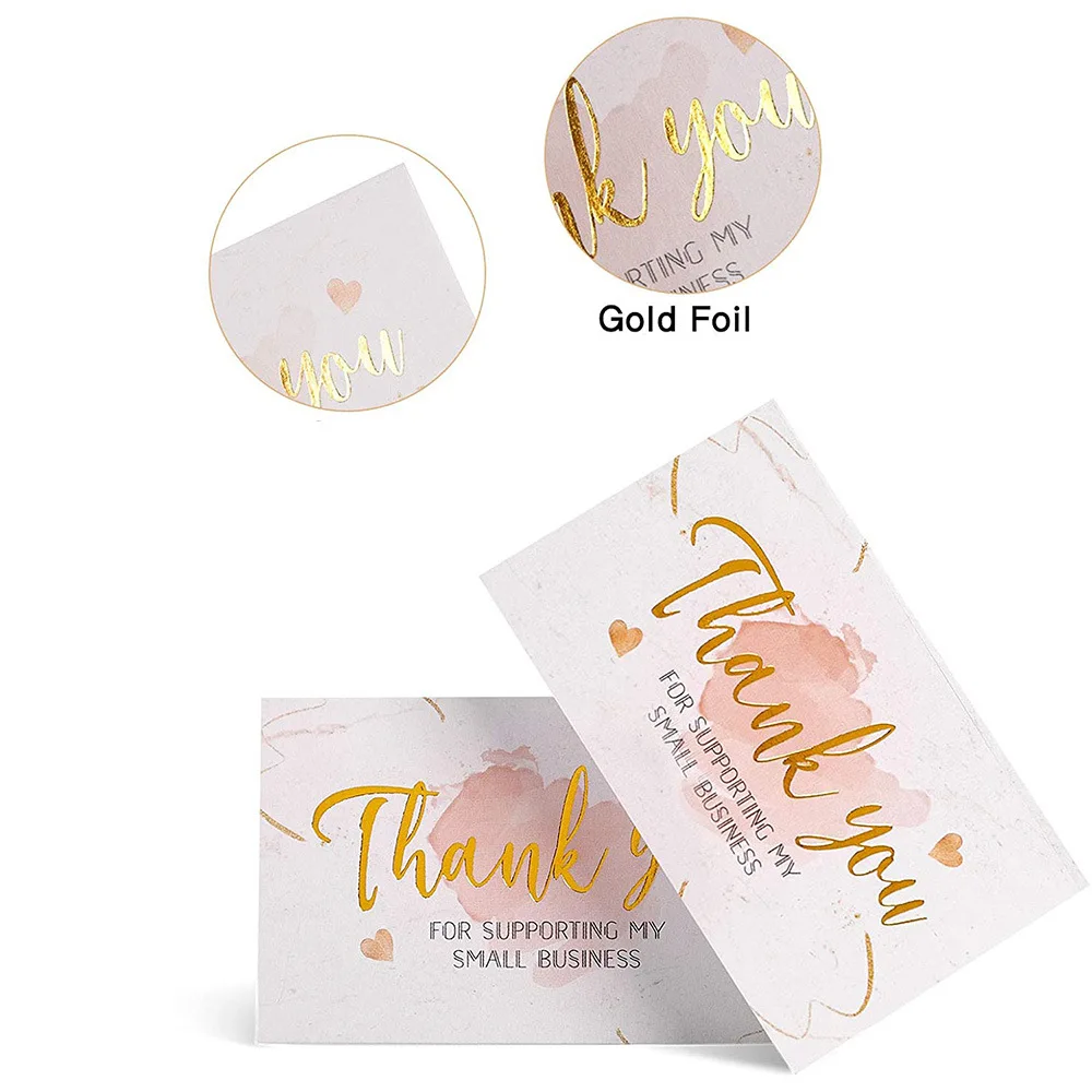 10-30pcs Thank You Cards Thanks Greeting Card Gift Decoration Appreciation Card for Small Business Wedding Shower Retailsale