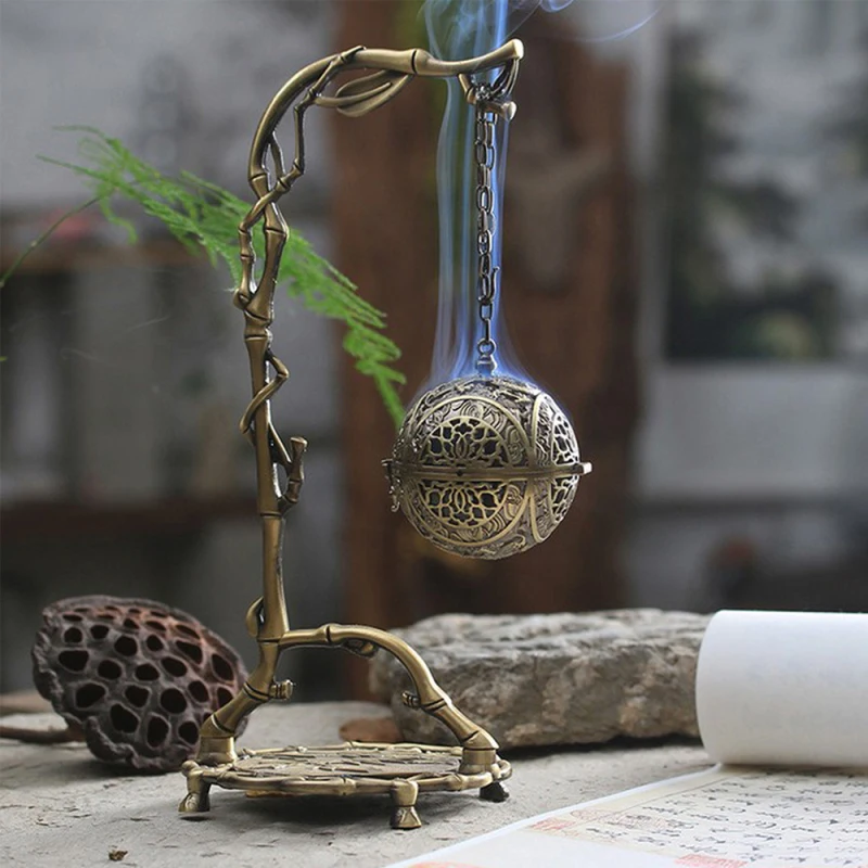 

TTLIFE китайский дракон висячая подсветка благовония горелка очистка домашнего воздуха бронзовые благовония горелка держатель украшения для дома