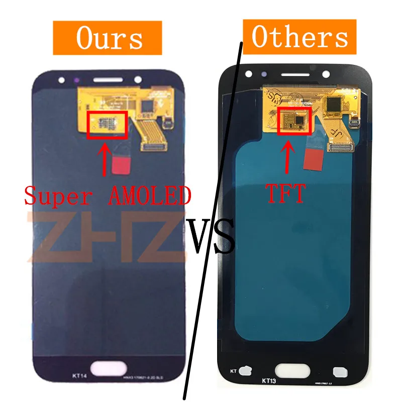 AMOLED для SAMSUNG Galaxy J5 ЖК-дисплей сенсорный экран Запасные части для SAMSUNG J530 J530F J530FN SM-J530F ЖК 5,2"
