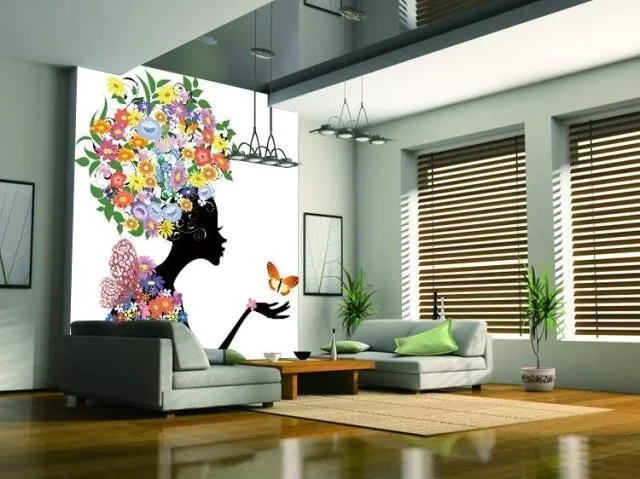 Free-shipping-Seamless-wallpaper-mural-backdrop-beauty-salon-hair-salon-butterfly-pattern-girls-Custom-Size (4)