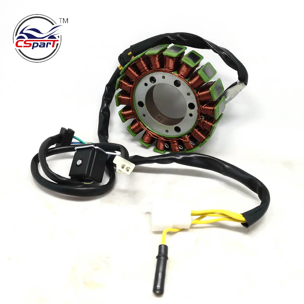 Magneto статор 18 полюсный Coil4 провод с триггером 250CC CN250 CF250 172 мм Kazuma Kinroad Дюна Скутер ATV