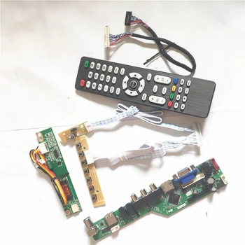 

For LP133X7-H2CC/K2QT 1CCFL LVDS 20Pin Inverter+Remote+keyboard LCD display panel T.V53 drive card board HDMI VGA AV USB RF Kit