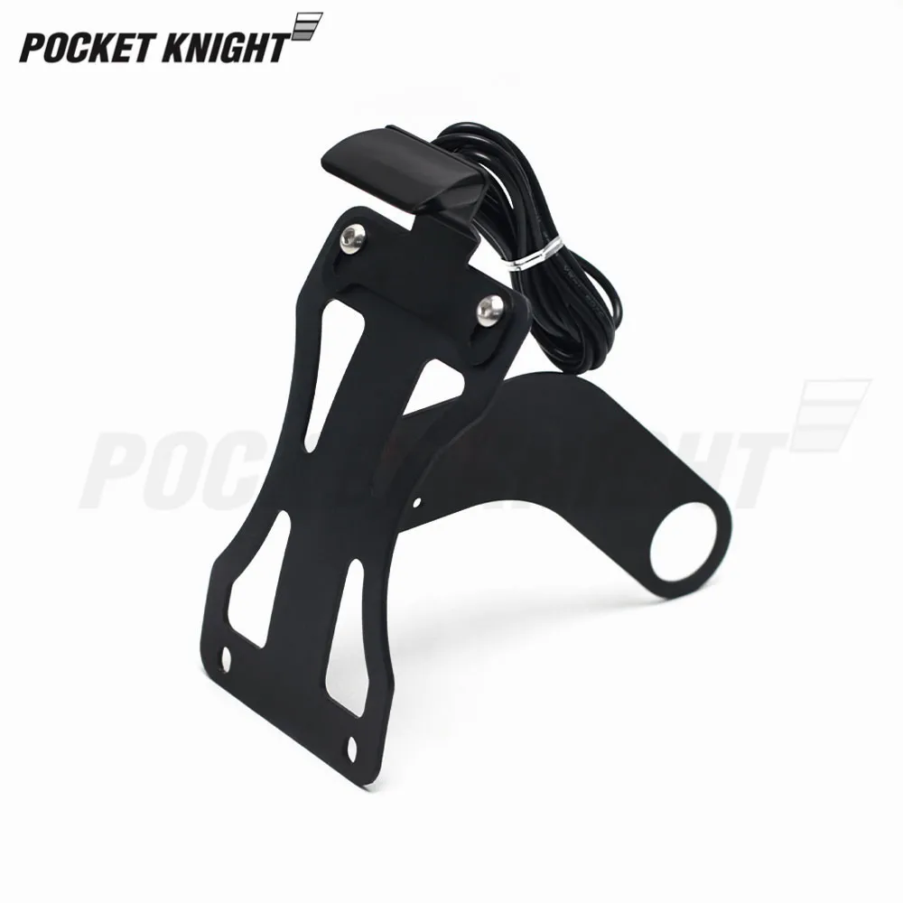 For SUZUKI HAYABUSA GSXR 600/750/1000 GSXS1000/F GSF1250 Registration License Plate Holder Curved Vertical Side Mount Bracket | Автомобили