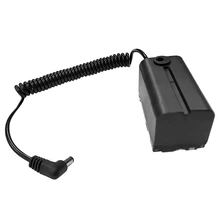 Connector ATOMOS NP-F750 Battery for Monitor External-Power-Supply Spring-Cable-Battery-Replacement