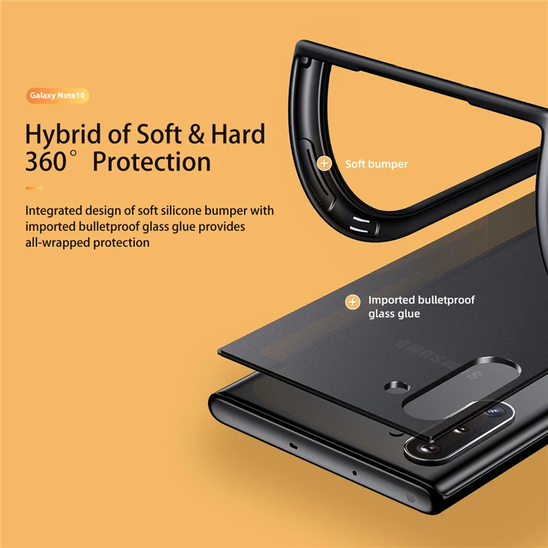ROCK чехол для телефона samsung Galaxy Note 10 Plus Coque мягкий силиконовый ударопрочный бампер задняя крышка Note10 10+ X Роскошные Fundas