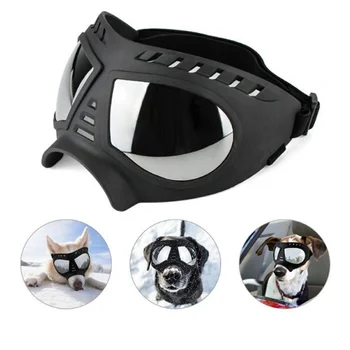 

Cool Dog Sunglasses UV Protection Windproof Goggles Pet Eye Wear Medium Large Dog Swimming Skating Glasses Accessaries