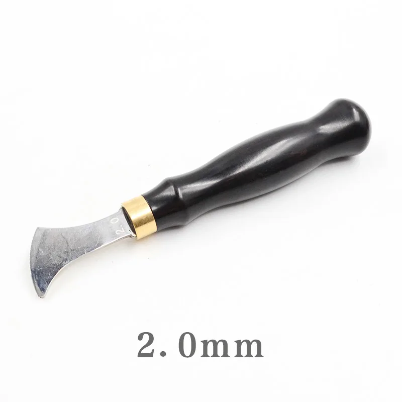2.5mm Sewing Tools Leather Shallow Slot Edge Line Edge Device Trimmer Leather Crimping Tools Sewing Supplies - Цвет: 2.5mm