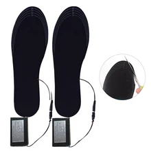 Стельки с электрическим подогревом, с беспроводным пультом дистанционного управления, 2 стиля, сохраняют тепло ног, можно резать, зимние тепловые стельки с подогревом, Размеры 35-44