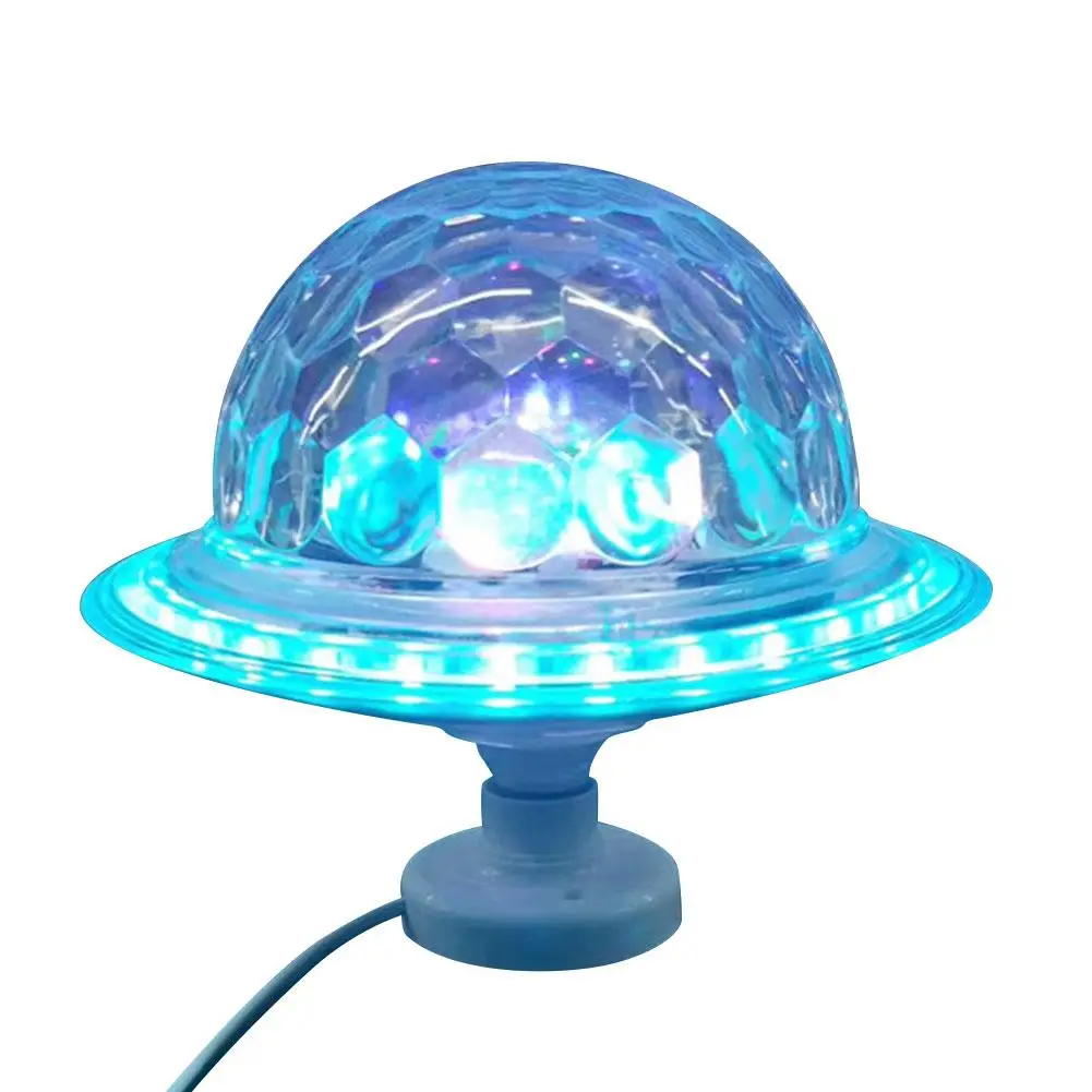 Свет для дискотеки rgb светодиодные фонари для вечеринки E27 портативный хрустальный магический шар красочный эффект сценическая лампа для дома вечерние караоке Декор