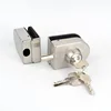 304 Stainless steel Glass Door Lock bolt Latch,With key,for single or double glass door, easy to install, Frameless glass door ► Photo 2/4