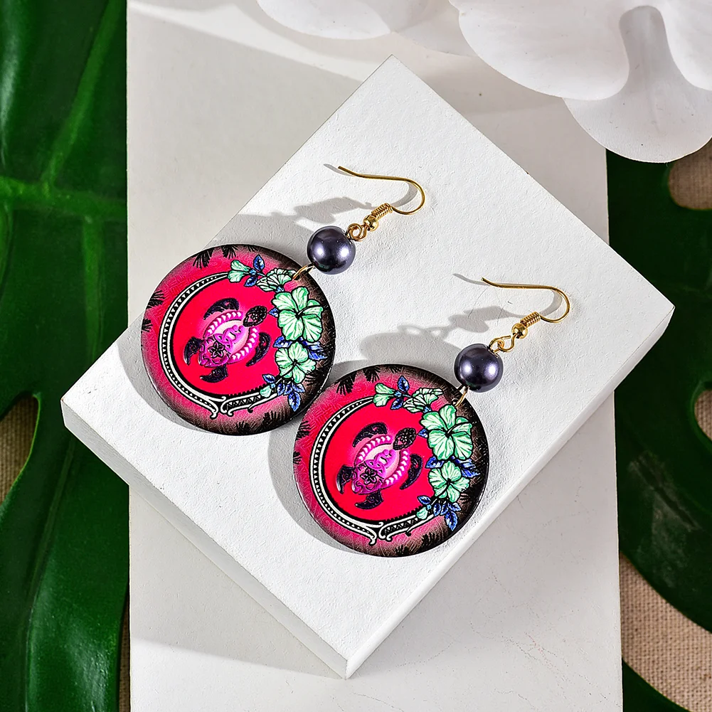 Acrylic Dangle Earrings Trend Angel Pineapple Earing Earring Hawaiian Modern Women's Earrings for Women New Year Gift