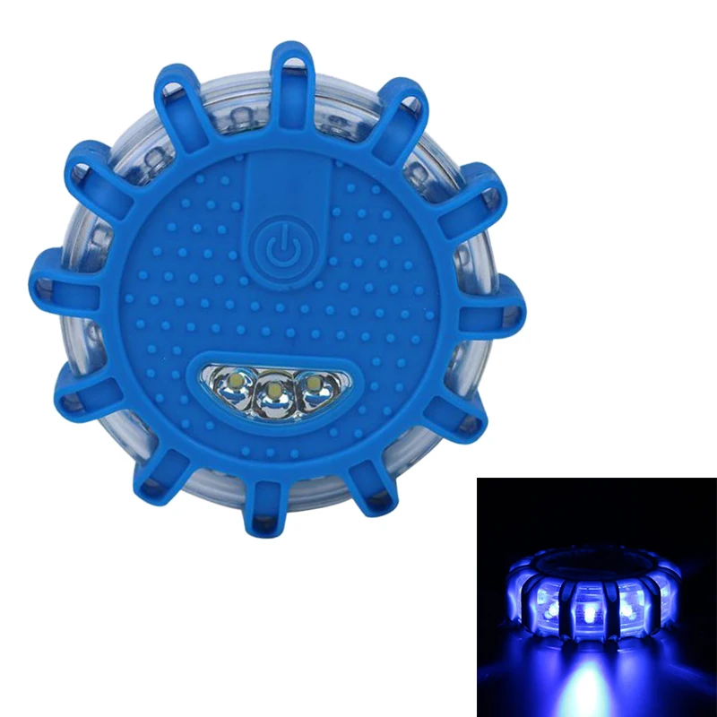 Супер яркий Авто 15 Led круглый Маяк аварийный стробоскоп мигающий предупреждающий свет круглая крыша автомобиля полицейский светильник бар светильник