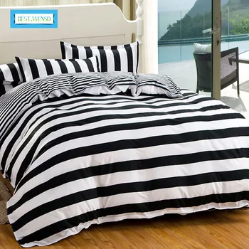 

BEST.WENSD Modern Style Bedding Sets Polyester Duvet Cover Set Bed Sheet Pillowcase Twin Full Queen Size King Super Soft 3/4Pcs