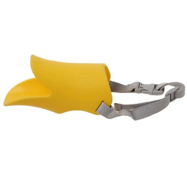 1pc Cute Pet Dog 3D Muzzle Duck Face Lip Mouth Guard Protection Anti-barking Dog Mask Bite Bark Prevent Stopper