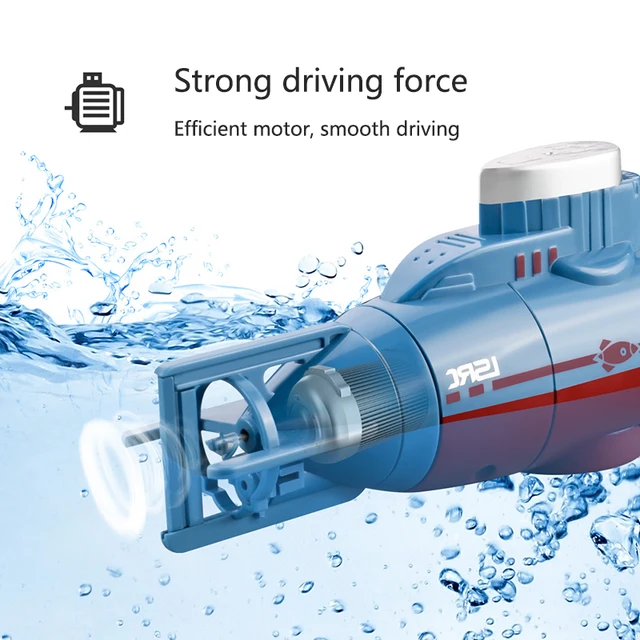 Remote control submarine children's diving aquarium toy Mini military model remote control simulation nuclear submarine 4