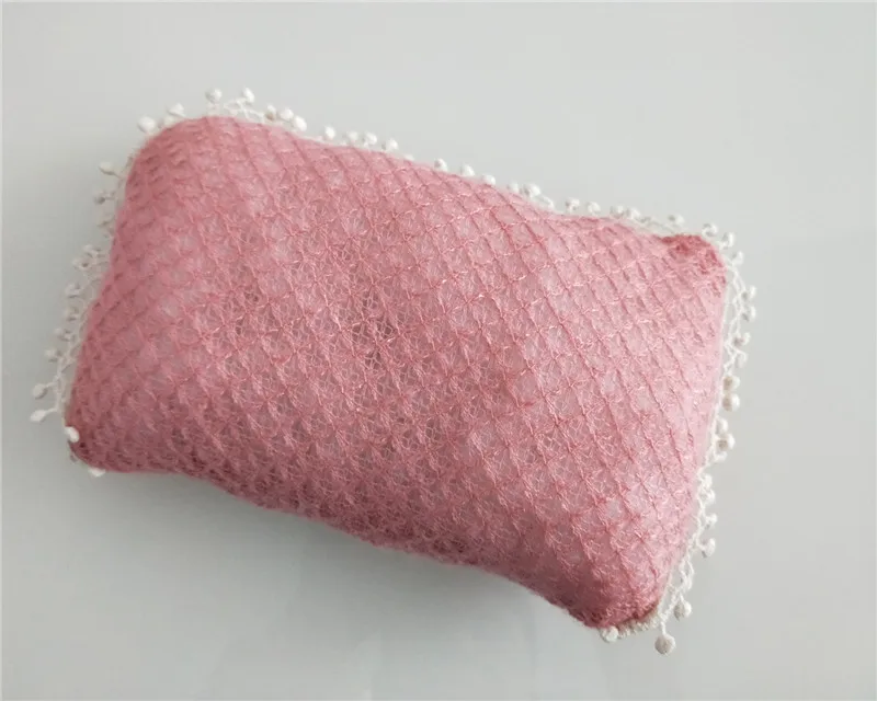 20-57 pillow Ylsteed Детские реквизиты для фотосессии новорожденных Обертывания крючком новорожденный костюм для съемок детская студия позирующая Подушка детская шапка - Цвет: 20-57 pillow