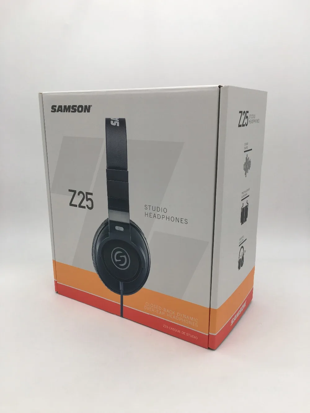 Samson Z25 закрытого типа Мониторинг наушников студийный монитор шумоизолирующая гарнитура для настольного компьютера запись живого звука смешивание