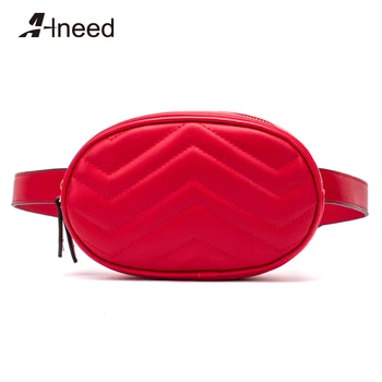 

ALNEED Fanny Packs Chest Bag Small Waist Bag Women Round Belt Bag 2018 Designer Luxury Brand Handbag New Fashion High Quality