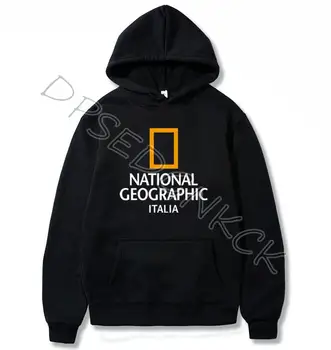 

National Geographic Channel Hoodies Winter Men Fashion Wool Liner Jacket National Geographic Sweatshirts Men Coat A64