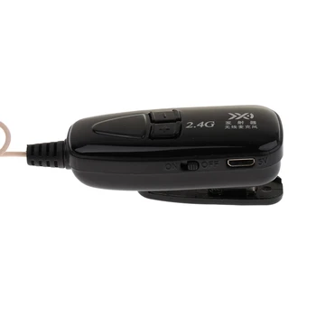 

Wireless Microphone 2.4G Headset Headworn Mic For PC Computer Loudspeaker
