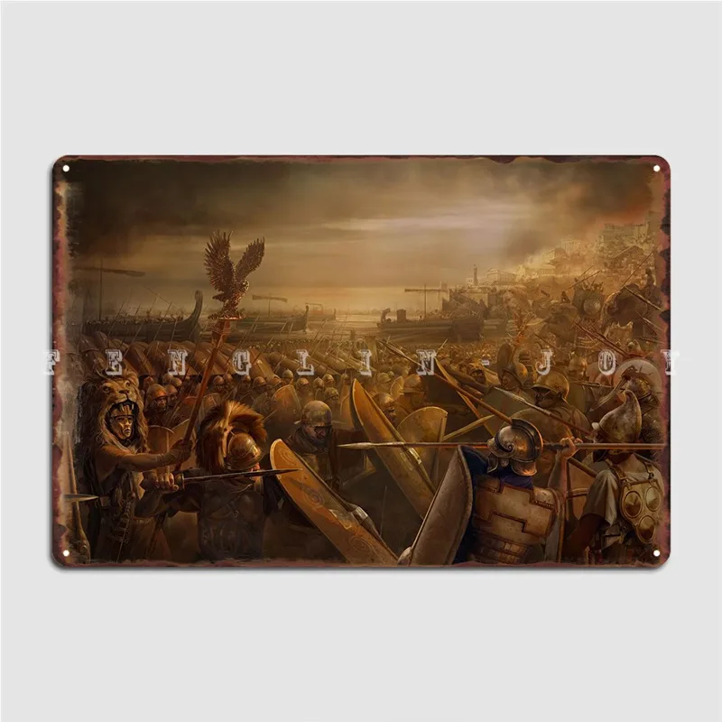 Total War Siege Poster Metal Plaque Design Garage Decoration Pub Garage Club Home Tin Sign Poster