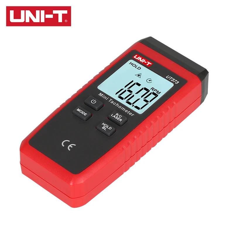 UNI T цифровой Бесконтактный тахометр UT373 с индикацией перегрузки до 99999 OL одним