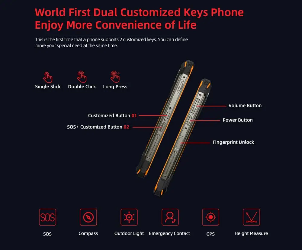 IP68/IP69K DOOGEE S88 Pro Rugged Mobile Phone 10000mAh telephones Helio P70 Octa Core 6GB RAM 128GB ROM smartphone Android 10 OS