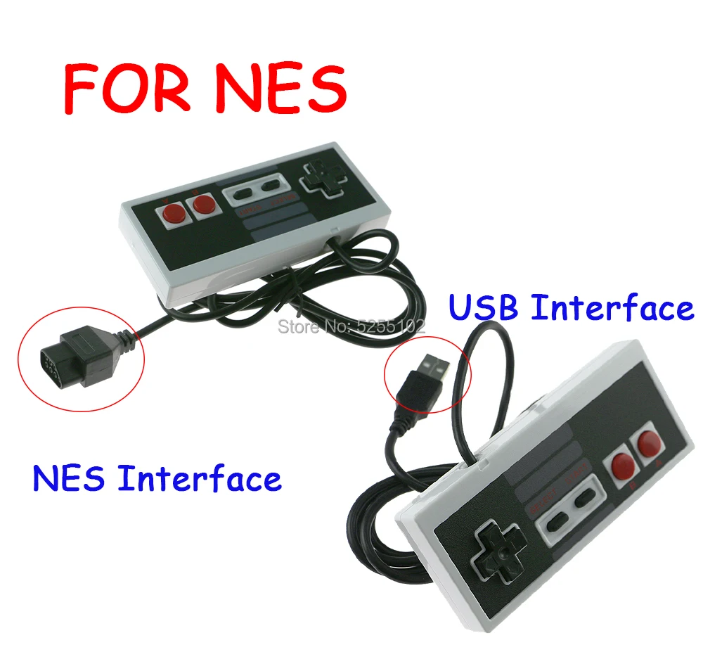 Usb Per Nes Joystick Controle Manette Per Nes Controller Usb Cablato Gamepad Pc/Usb/Nes Videogiochi Per Computer Maneggiare Retro