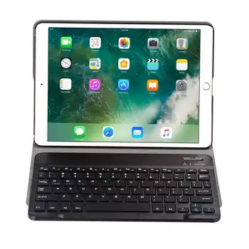 

10.5 Keyboard Case - 360 Degree Rotating Stand Cover With Built-In Wireless Bluetooth Keyboard For Apple Ipad Pro 10.5 Inch 2017