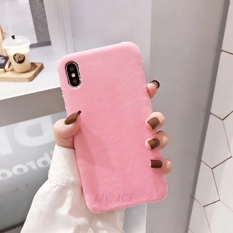 Роскошный плюшевый Мягкий силиконовый чехол для huawei P10 P20 P30 Plus P30 P20 Lite меховой плюшевый чехол для huawei mate 20 10 30 Pro Coque