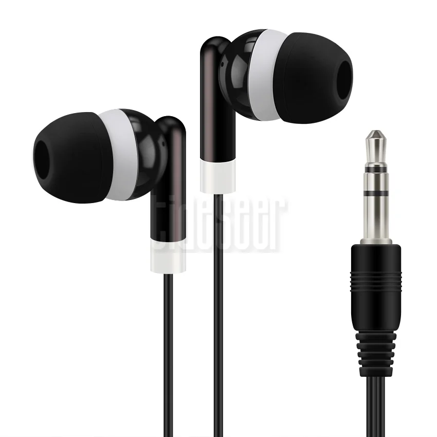 Fones de Ouvido Descartáveis para Ônibus Avião para Museu Atacado Mais Baratos Trem Escola Presente One Time Use Preto Colorido 100 Pçs - Lote ou - Image 4