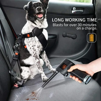 

Compressed Air Duster, New Generation Canned Air, for Computer Keyboard Electronics Cleaning, Reusable Dust Destroyer