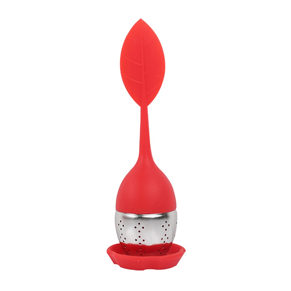 Silicone Tea Filter Tea Infuser Stainless Steel Tea Ball Leaf Tea Strainer For Brewing Device Herbal Spice Filter Kitchen Tools