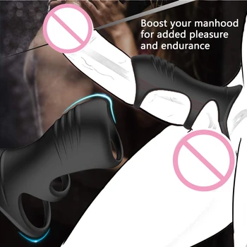 Dick Delay Ejaculation Adult Products Sex Toys For Men Dildo Enlargement Penis Sleeve Cock Ring Penis Erection Reusable Condom 3