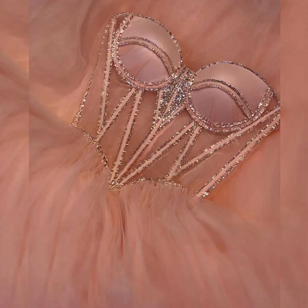 Nieuwe Collectie Roze Prom Dress 2020 Sweetheart off Shoulder Sexy Backless Luxe Kralen Lange Formele Avondjurk Tulle Plus Size Nieuwe Collectie Roze Prom Dress 2020 Sweetheart off Shoulder Sexy Backless Luxe Kralen Lange Formele Avondjurk Tulle Plus Size