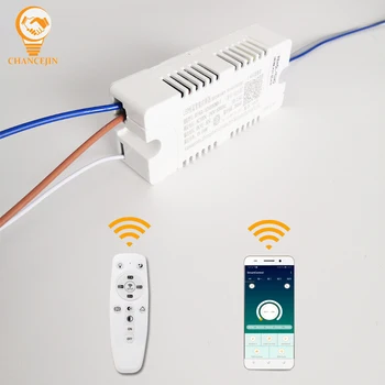 

APP and remote controlled LED transformer 2.4G LED remote palette drive 15-24W 25-36W lighting adapter can work in 110V 220V