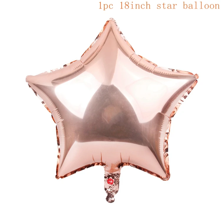 Star balloon HUIRAN шар цвета розового золота Вечеринка «будущая Невеста» декор Weding Свадебная вечеринка Декор Свадебный душ девичник ночные принадлежности для вечеринки-девичника - Цвет: Star balloon