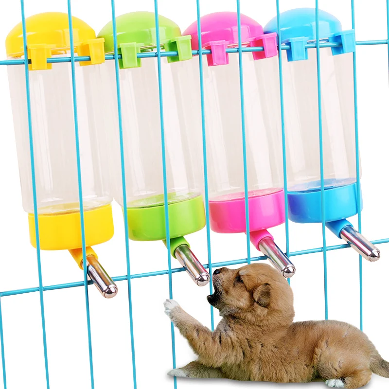 

Plastic Hamster Drinker Water Dog Bottle Dispenser Feeder Hanging Pet Dog Guinea Pig Squirrel Rabbit Drinking Head Pipe Fountain