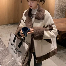 Aliexpress - New Women Autumn Tide Loose Warm Top Korean White With Zipper And Fringe Turn-Down Collar Fashion All-Match Woolen Coat For