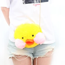 DL креативная Мода милый утенок плюшевая молния монета сумка кошелек сумка новая желтая утка канцелярские принадлежности офисные принадлежности для студентов