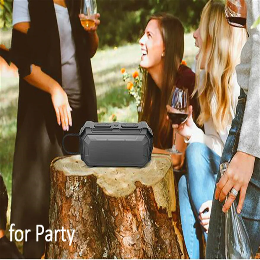 Высокая мощная Bluetooth Колонка музыкальная Колонка звуковая коробка музыкальный центр говорящая Bluetooth сабвуферная Колонка Портативная аудиосистема
