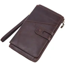 MISFITS клатч из кожи Длинный кошелек на молнии сумка для карт мужская сумка для мобильного телефона сумочка