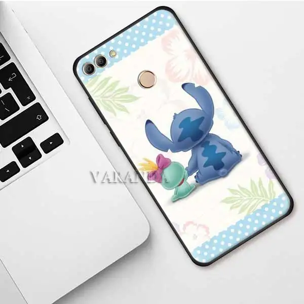 B11 Милые чехлы с рисунками Ститч для huawei Y9 Prime Y7 Y6 Y5 Honor 20Lite 20i Play черный силиконовый мягкий чехол Casos - Цвет: B11