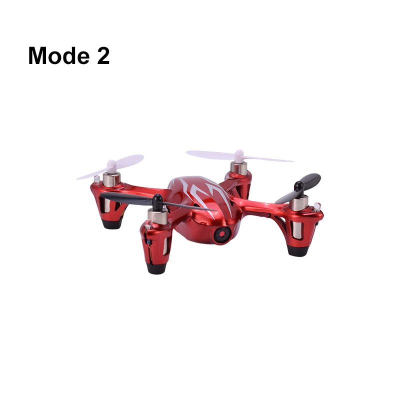 Hubsan H107C X4 720P HD Камера 2,4G 4CH р/у вертолет Квадрокоптер Радиоуправляемый Дрон RTF с светодиодный пульт дистанционного управления светом Управление игрушки красный режим 1 Режим 2