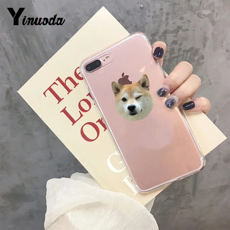 4 Yinuoda Doge Meme Kabosu милые забавные красочные милые аксессуары для телефонов Чехол для iPhone 8 7 6 6S Plus X XS MAX 5 5S SE XR 11 pro max - Цвет: 4