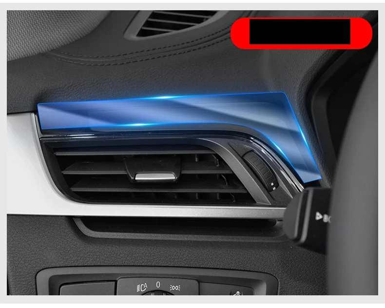 Lsrtw2017 TPU gps навигация прозрачная Автомобильная интерьерная анти-царапина пленка Шестерня панель наклейка для Bmw X2 F39