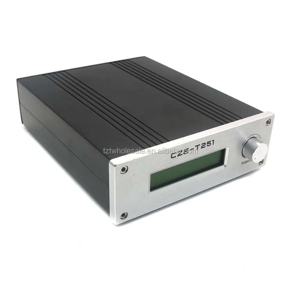 CZE-T251 FM transmitter FM Transmitter 0-25W Adjustable 87-108MHz Mono Stereo PLL Broadcast Station