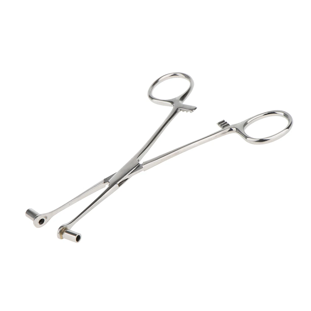 High Quality 6" Septum Forceps Body Belly Navel Nose Lip Ear Piercing Clamp
