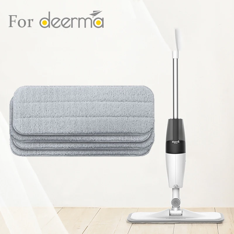 Сменные тряпки для швабры Xiaomi Mijia Deerma Mi швабра с распылителем воды вращающаяся на